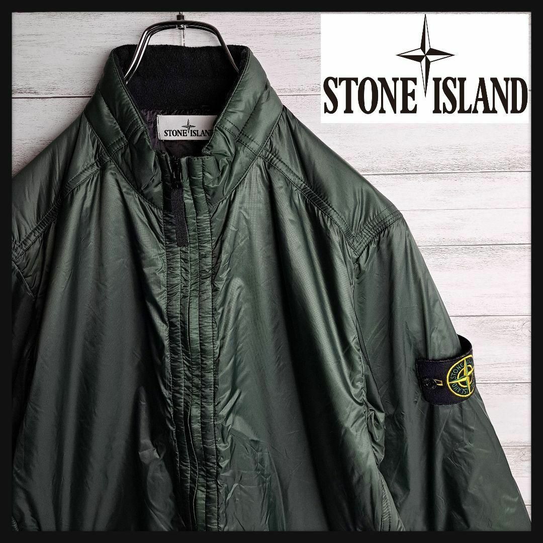 STONE ISLAND(ストーンアイランド)の【最高カラー】 ストーンアイランド ライトジャケット ワッペン 勲章 刺繍 M メンズのジャケット/アウター(ナイロンジャケット)の商品写真