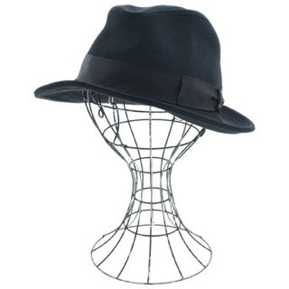 ボルサリーノ(Borsalino)のBorsalino ボルサリーノ ハット 58cm 黒 【古着】【中古】(ハット)