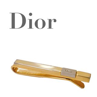 クリスチャンディオール(Christian Dior)の美品 ディオール ネクタイピン ゴールド ロゴ(ネクタイピン)