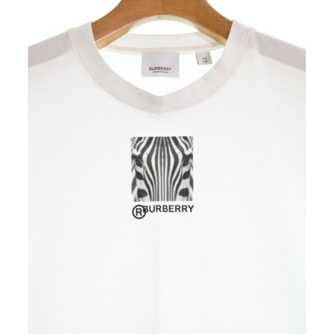 BURBERRY(バーバリー)のBURBERRY バーバリー Tシャツ・カットソー XS 白 【古着】【中古】 メンズのトップス(Tシャツ/カットソー(半袖/袖なし))の商品写真