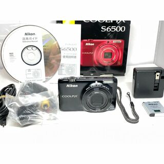 ニコン(Nikon)の元箱付き ニコン COOLPIX S6500 ブラック(コンパクトデジタルカメラ)