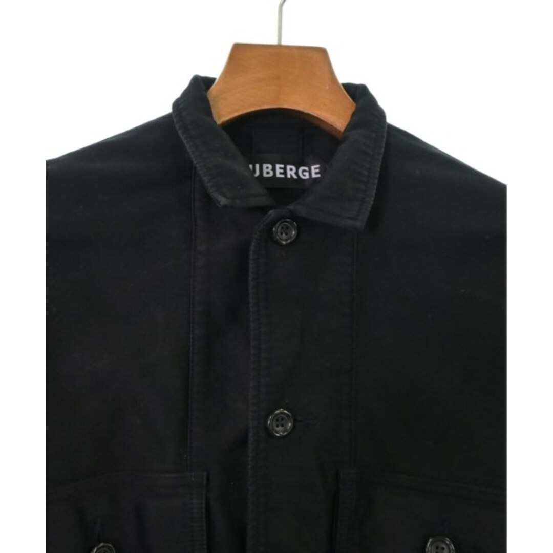 AUBERGE オーベルジュ カジュアルシャツ 42(M位) 黒 【古着】【中古】 メンズのトップス(シャツ)の商品写真