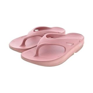 ウーフォス(OOFOS)のOOFOS ウーフォス サンダル US6(23cm位) ピンク 【古着】【中古】(サンダル)