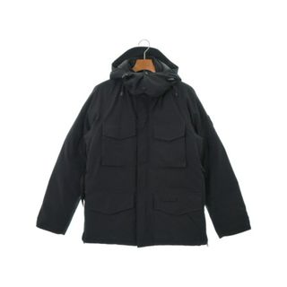 カナダグース(CANADA GOOSE)のCANADA GOOSE カナダグース ダウンジャケット/ダウンベスト M 黒系 【古着】【中古】(ダウンジャケット)