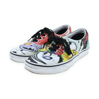 ヴァンズ(VANS)のVANS バンズ スニーカー 23cm 白x赤x紫等(総柄) 【古着】【中古】(スニーカー)