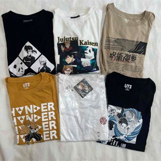 ユニクロ(UNIQLO)の150 160サイズ   Tシャツ　６点　まとめ売り(Tシャツ/カットソー)