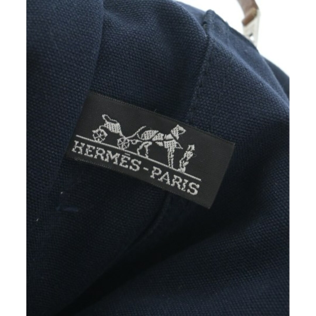 Hermes(エルメス)のHERMES エルメス トートバッグ MM 紺xカーキ 【古着】【中古】 レディースのバッグ(トートバッグ)の商品写真