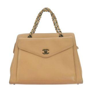 CHANEL - CHANEL シャネル ハンドバッグ - ベージュ 【古着】【中古】