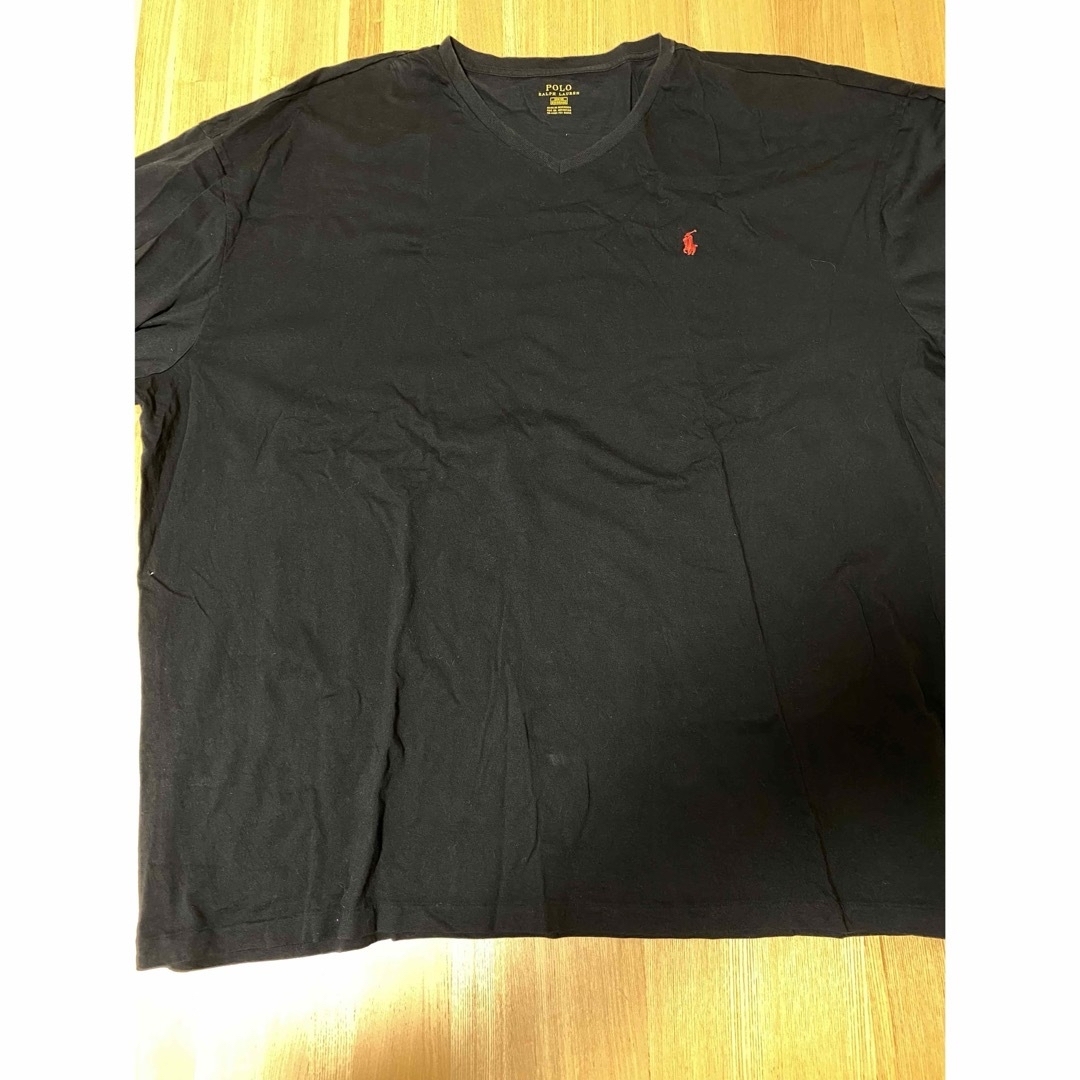 POLO RALPH LAUREN(ポロラルフローレン)のラルフローレン／ロングTシャツ／サイズ3XL／ブラック／ゆるダボ メンズのトップス(Tシャツ/カットソー(七分/長袖))の商品写真