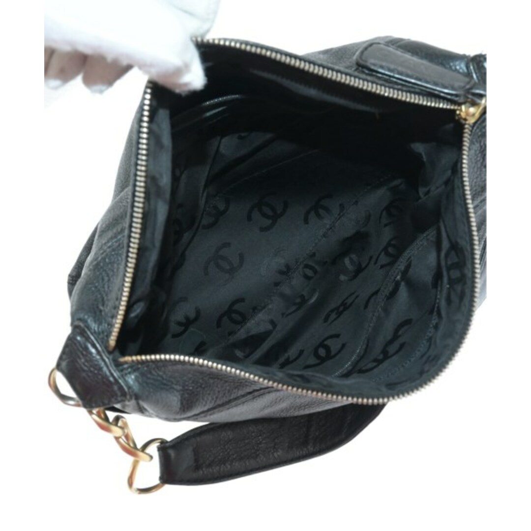 CHANEL(シャネル)のCHANEL シャネル ショルダーバッグ - 黒 【古着】【中古】 レディースのバッグ(ショルダーバッグ)の商品写真