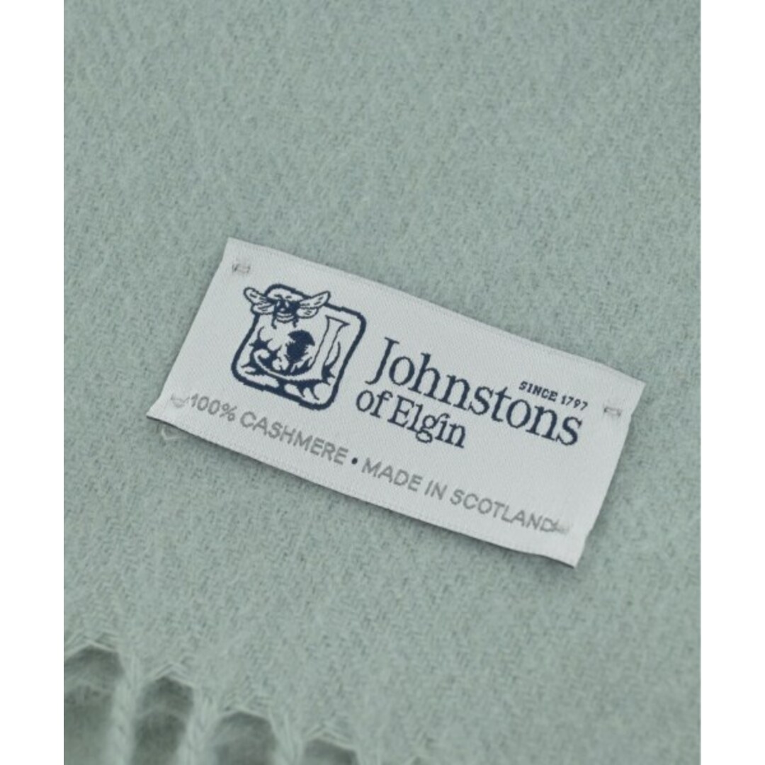 Johnstons of Elgin マフラー - 緑系 【古着】【中古】 メンズのファッション小物(マフラー)の商品写真