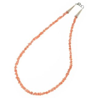 インディアンジュエリー(INDIAN JEWELRY)のIndian Jewelry インディアンジュエリー ネックレス - オレンジ 【古着】【中古】(ネックレス)