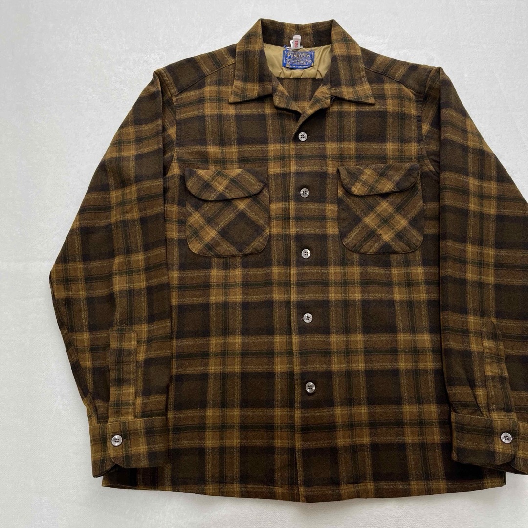 PENDLETON(ペンドルトン)の【希少】極上配色 60's PENDLETON オンブレチェックシャツ M メンズのトップス(シャツ)の商品写真