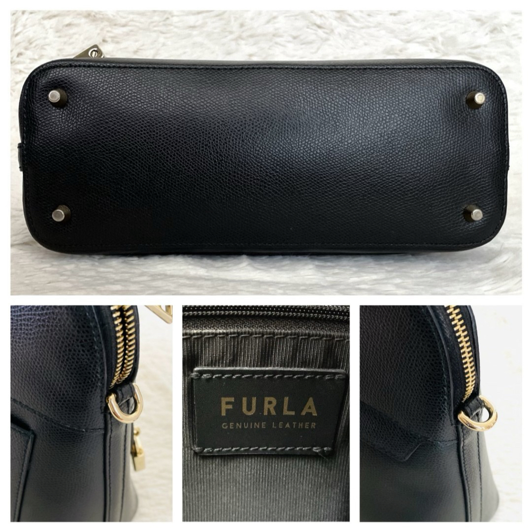 Furla(フルラ)の美品★FURLA フルラ 新型 パイパー 2WAYショルダーバッグ ブラック S レディースのバッグ(ショルダーバッグ)の商品写真