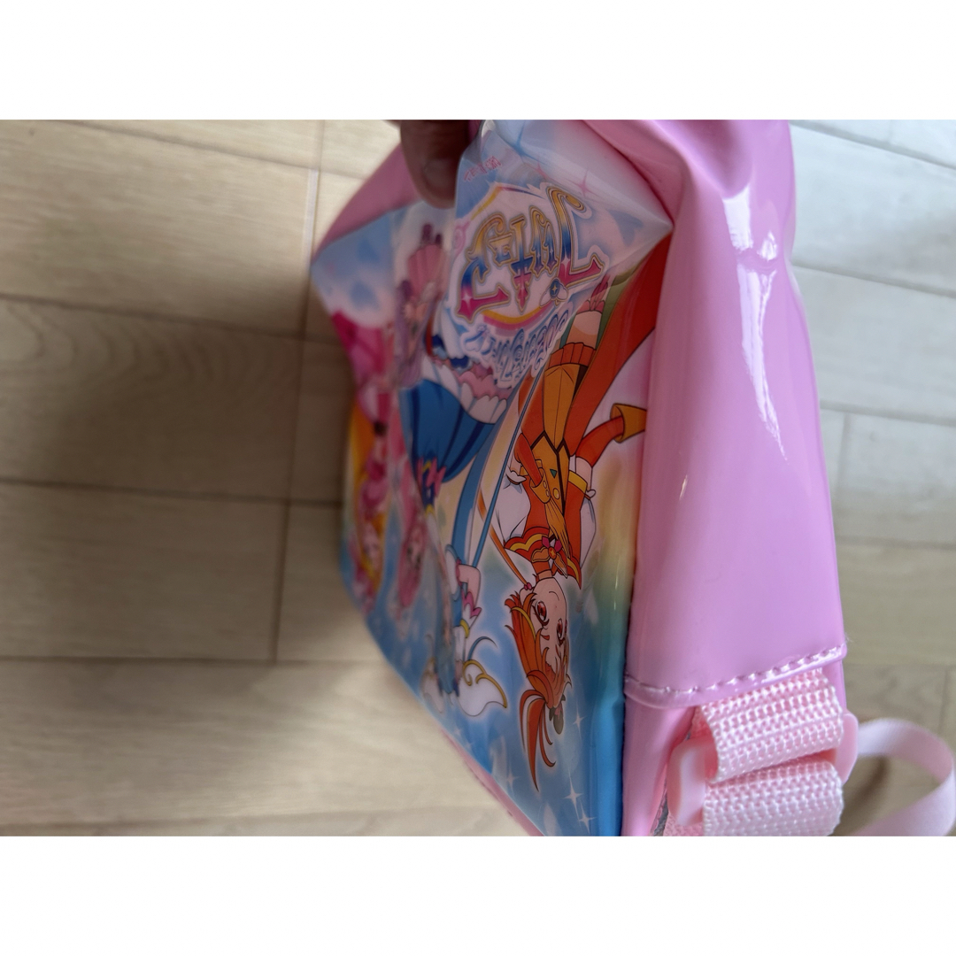 プリキュア  ショルダーバッグ　ひろがるスカイ！　 ピンク バッグ キャラクター エンタメ/ホビーのおもちゃ/ぬいぐるみ(キャラクターグッズ)の商品写真