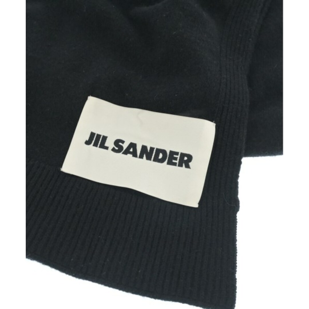 Jil Sander(ジルサンダー)のJIL SANDER ジルサンダー マフラー - 黒 【古着】【中古】 メンズのファッション小物(マフラー)の商品写真