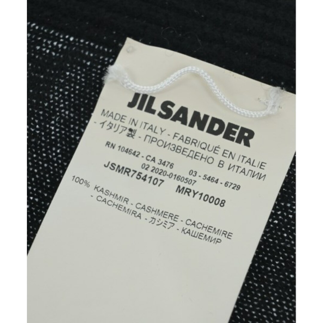 Jil Sander(ジルサンダー)のJIL SANDER ジルサンダー マフラー - 黒 【古着】【中古】 メンズのファッション小物(マフラー)の商品写真