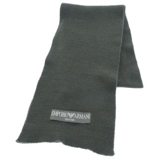 エンポリオアルマーニ(Emporio Armani)のEMPORIO ARMANI エンポリオアルマーニ マフラー - カーキ 【古着】【中古】(マフラー)