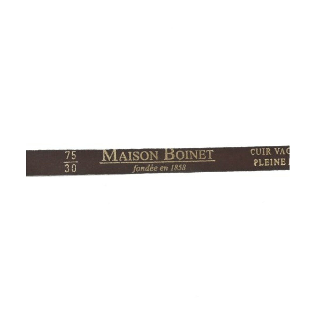 MAISON BOINET(メゾンボワネ)のMAISON BOINET メゾンボワネ ベルト 75 茶 【古着】【中古】 レディースのファッション小物(ベルト)の商品写真