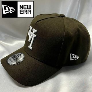 【日本未発売】NEWERA ロサンゼルスドジャース 逆ロゴ キャップ ブラウン(応援グッズ)