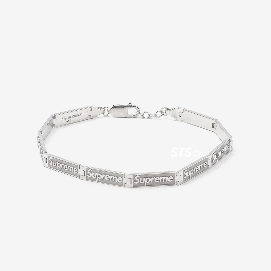 Supreme(シュプリーム)のSupreme Jacob & Co Logo Link Bracelet メンズのアクセサリー(ブレスレット)の商品写真