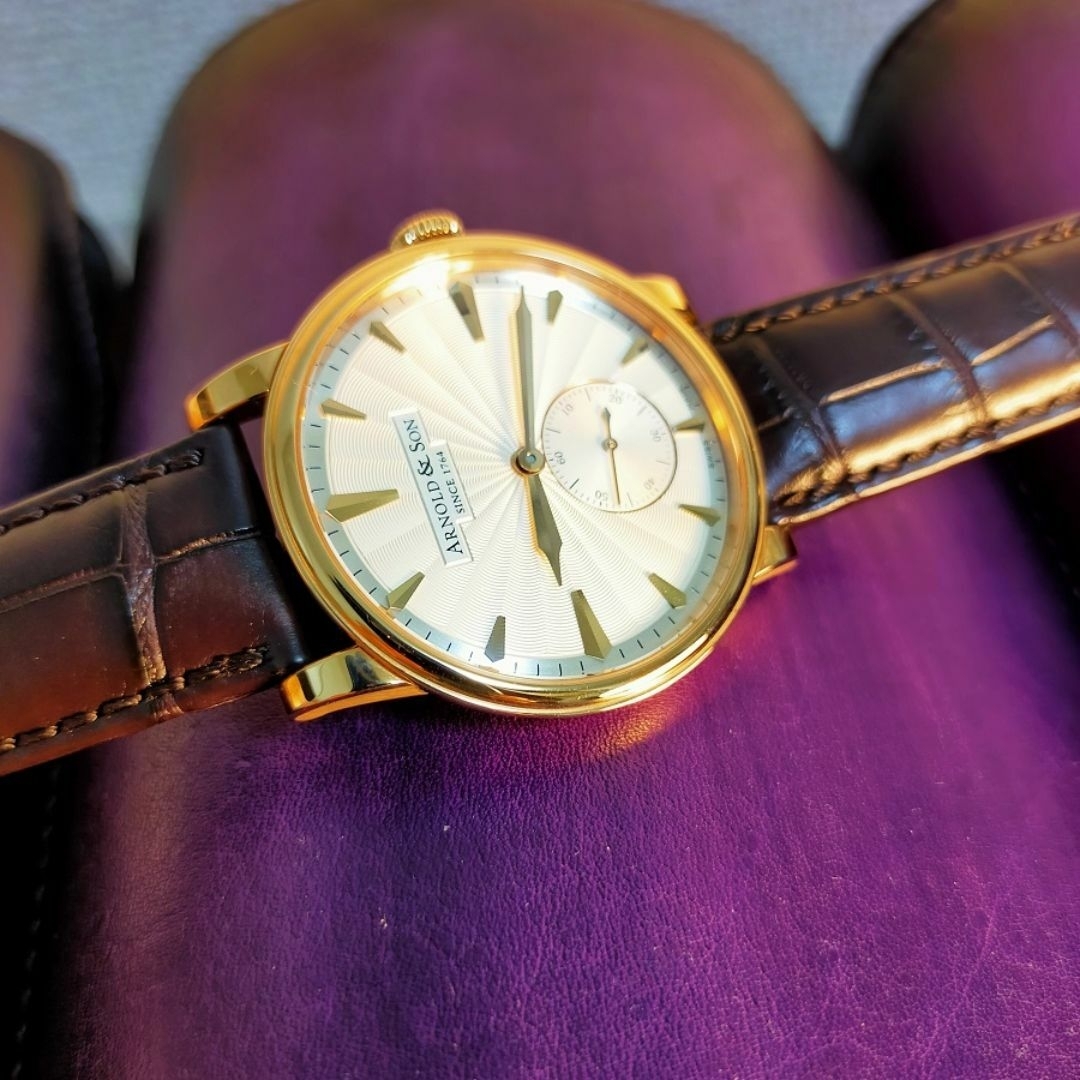 超破格!!レア! アーノルド＆サン 18K PG ロイヤルコレクション メンズの時計(腕時計(アナログ))の商品写真