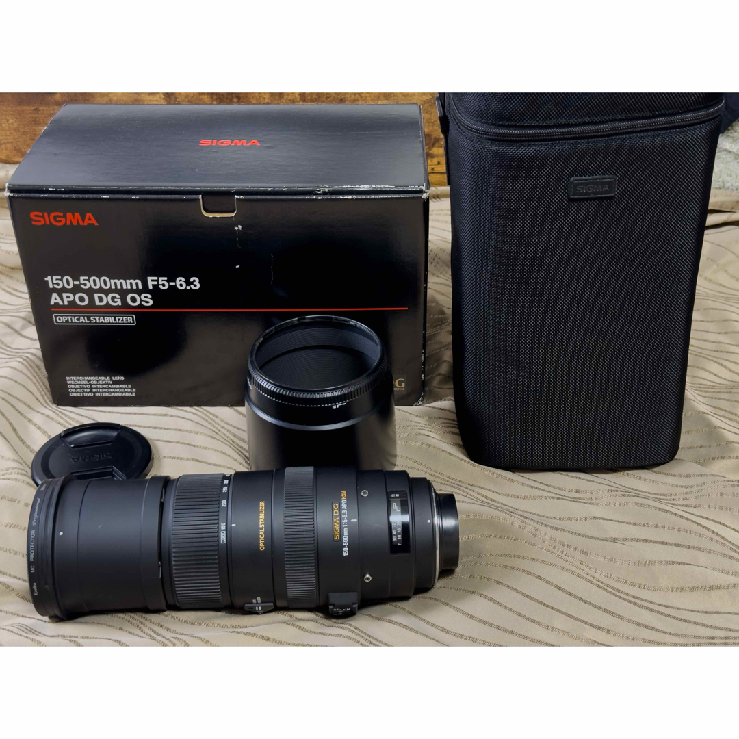 SIGMA(シグマ)のsigma apo 150-500mm f5-6.3 dg os hsm  スマホ/家電/カメラのカメラ(レンズ(ズーム))の商品写真