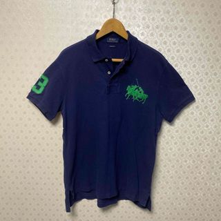 ポロラルフローレン(POLO RALPH LAUREN)の♻️ポロラルフローレン♻️メンズ♻️半袖ポロシャツ♻️ネイビー/鹿の子(ポロシャツ)