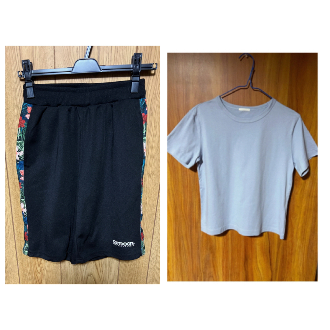 OUTDOOR PRODUCTS(アウトドアプロダクツ)のTシャツ&ハーフパンツ レディースのレディース その他(セット/コーデ)の商品写真