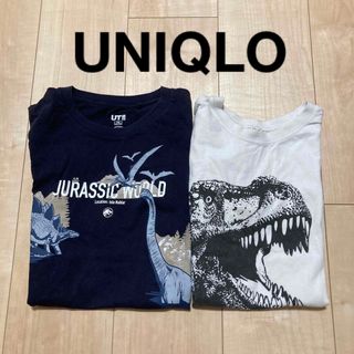 ユニクロ(UNIQLO)の男の子　Tシャツ　まとめ売り　110 恐竜　ジュラシックワールド(Tシャツ/カットソー)