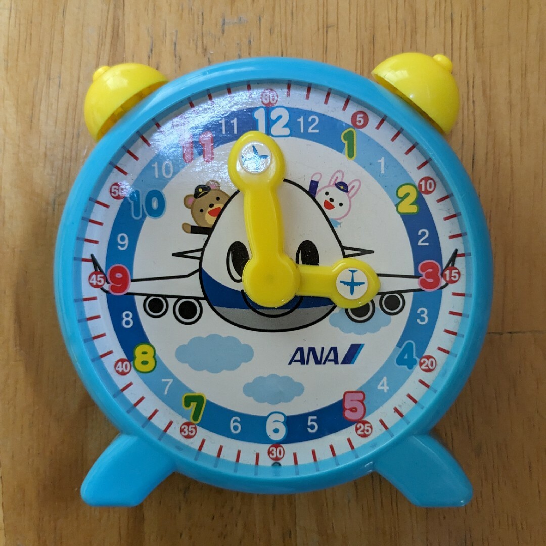 ANA(全日本空輸)(エーエヌエー(ゼンニッポンクウユ))の知育玩具　時計　ANA　キッズ キッズ/ベビー/マタニティのおもちゃ(知育玩具)の商品写真