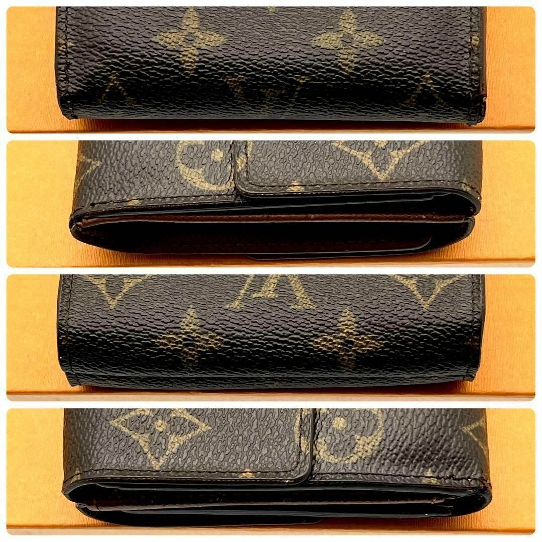 LOUIS VUITTON(ルイヴィトン)のルイヴィトン 3つ折り財布 モノグラム 茶 ポルトモネビエカルトクレディ レディースのファッション小物(財布)の商品写真