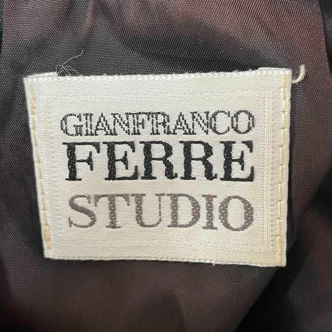 Gianfranco FERRE(ジャンフランコフェレ)のGIANFRANCO FERRE❤お洒落⭐️ファー♡ミディ丈ワンピース M レディースのワンピース(ロングワンピース/マキシワンピース)の商品写真