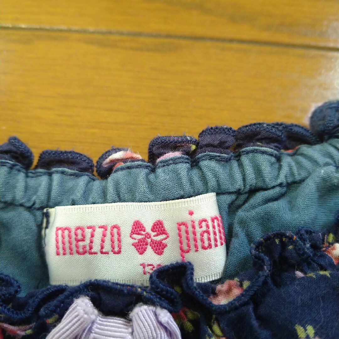 mezzo piano(メゾピアノ)のmezzo piano　チュニック　130サイズ キッズ/ベビー/マタニティのキッズ服女の子用(90cm~)(Tシャツ/カットソー)の商品写真