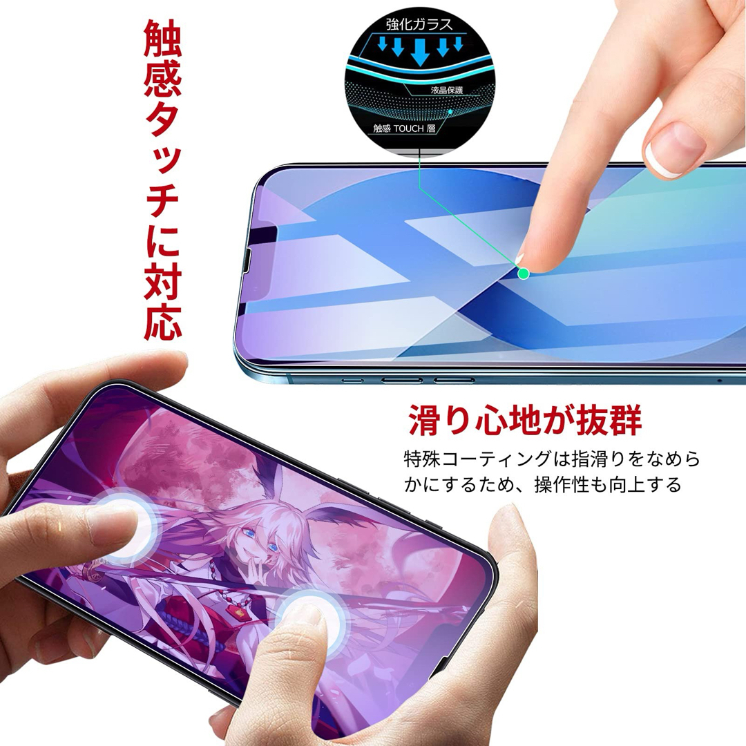 【残1点】iPhone13 mini 5.4inch ガラスフィルム 2枚  スマホ/家電/カメラのスマホアクセサリー(保護フィルム)の商品写真