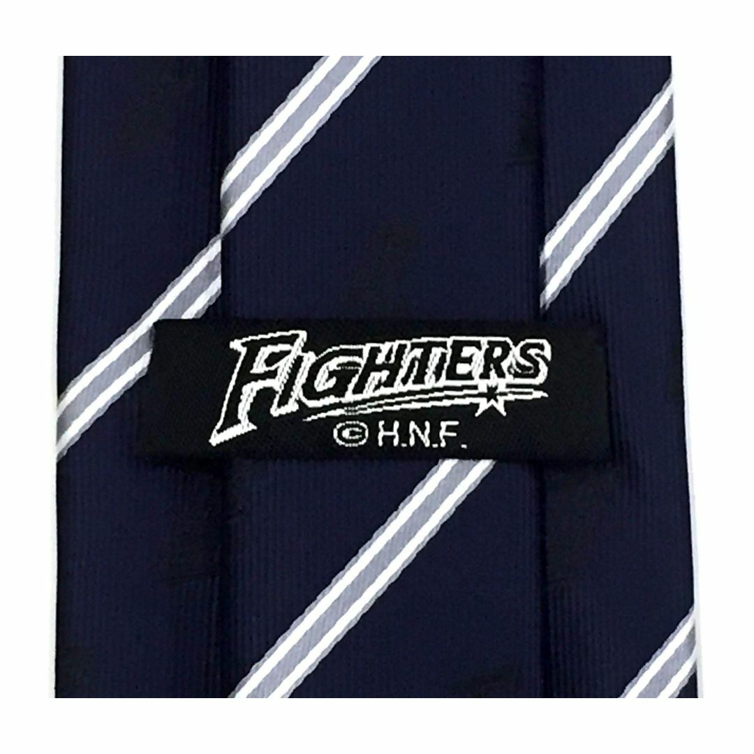 [FIGHTERS] プロ野球グッズ 北海道日本ハムファイターズ ネクタイネイビ メンズのファッション小物(その他)の商品写真