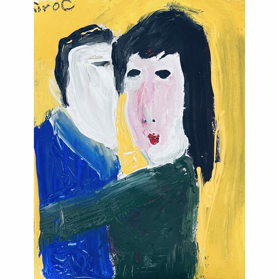 絵描きhiro C「CUTTING WORLD」 エンタメ/ホビーの美術品/アンティーク(絵画/タペストリー)の商品写真