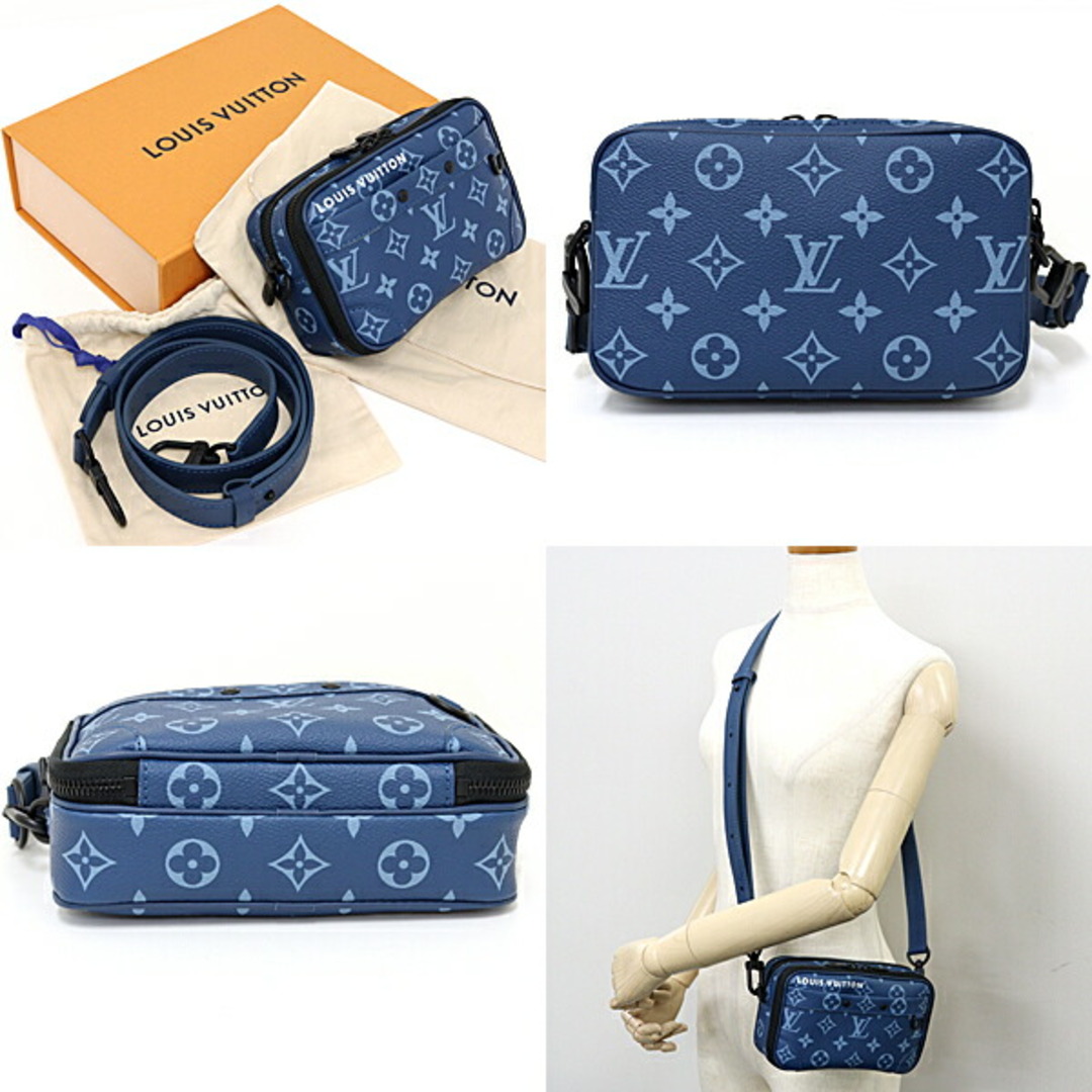 LOUIS VUITTON(ルイヴィトン)のルイ ヴィトン LOUIS VUITTON Alpha アルファ ウェアラブルウォレット ショルダーバッグ M82801 アトランティックブルー 未使用品 メンズのバッグ(ショルダーバッグ)の商品写真