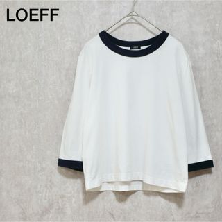 BEAUTY&YOUTH UNITED ARROWS - LOEFF オーガニックコットン ハイゲージ天竺 リンガー Tシャツ