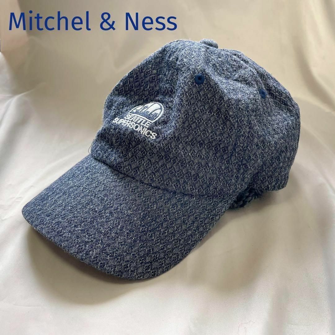 MITCHELL & NESS(ミッチェルアンドネス)のMitchel&Ness ベースボールキャップ サイズ調整可 コットン100% レディースの帽子(キャップ)の商品写真