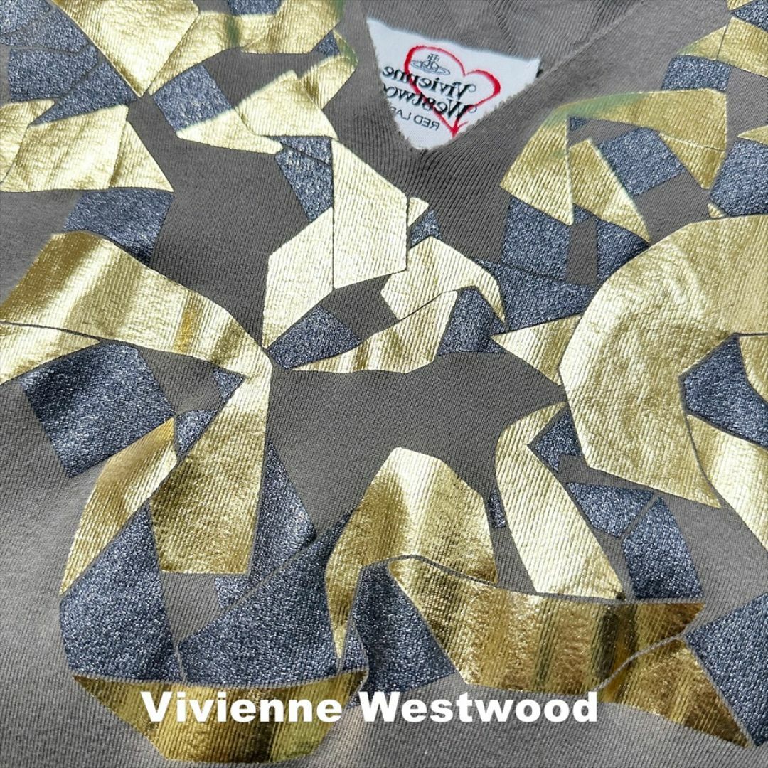 Vivienne Westwood(ヴィヴィアンウエストウッド)の【Vivienne Westwood】ショルダーカット コルセット カットソー レディースのトップス(カットソー(長袖/七分))の商品写真
