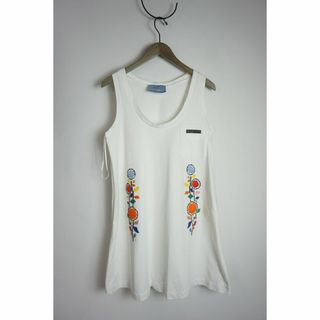 PRADA - 美品19SS PRADA プラダ ノースリーブ ワンピース1226N▲