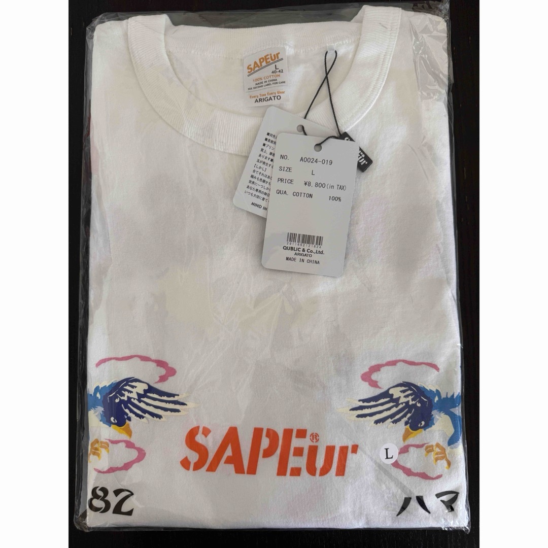 タグ付　サプール　Tシャツ　L  鷹 メンズのトップス(Tシャツ/カットソー(半袖/袖なし))の商品写真