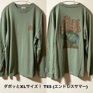 エンドレスサマー(THE ENDLESS SUMMER（TES）)のダボッとXLサイズ！日本製  TES テス(エンドレスサマー) 古着長袖Tシャツ(Tシャツ/カットソー(七分/長袖))