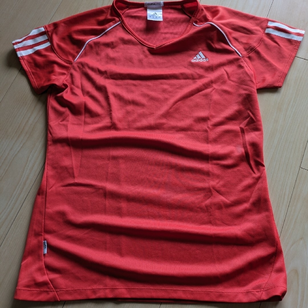 adidas(アディダス)のレディース　スポーツシャツ　Lサイズ レディースのトップス(Tシャツ(半袖/袖なし))の商品写真