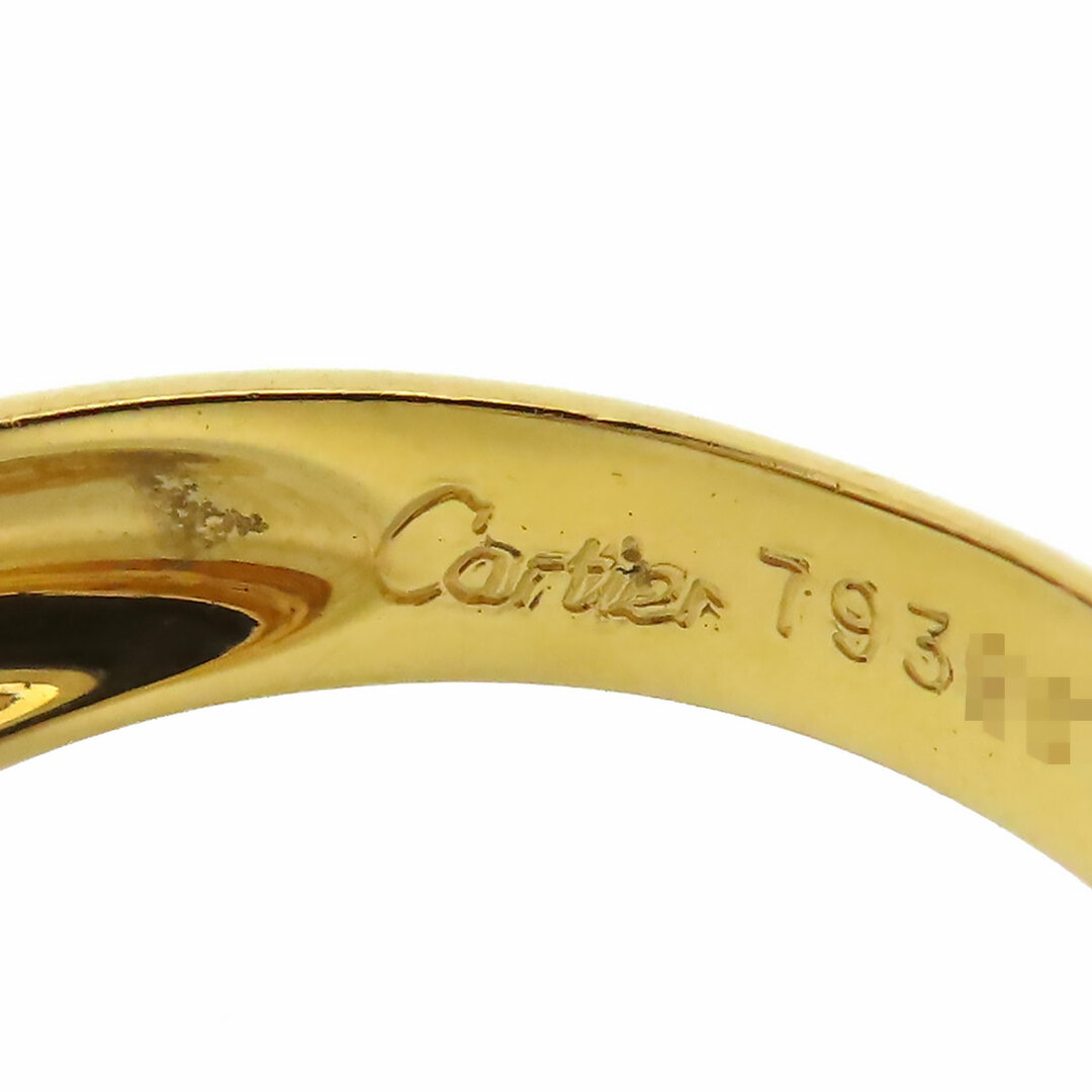 Cartier(カルティエ)のカルティエ 2C ロゴ リング #54 750 (K18YG) レディース CARTIER [美品] 【中古】 【ジュエリー】 レディースのアクセサリー(リング(指輪))の商品写真