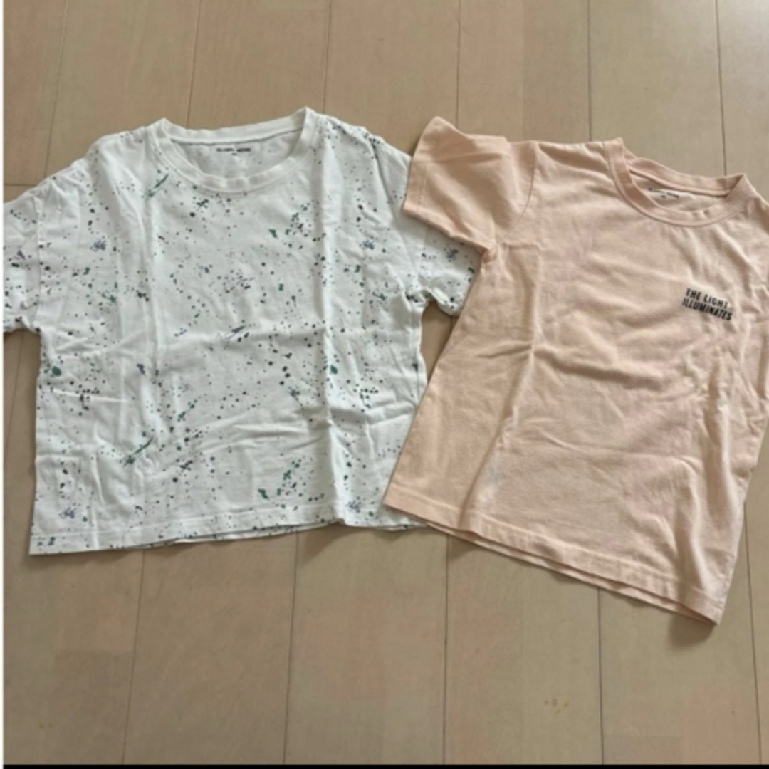 GLOBAL WORK(グローバルワーク)のキッズ　半袖Tシャツ　五分 Tシャツ　130 グローバルワーク キッズ/ベビー/マタニティのキッズ服男の子用(90cm~)(Tシャツ/カットソー)の商品写真