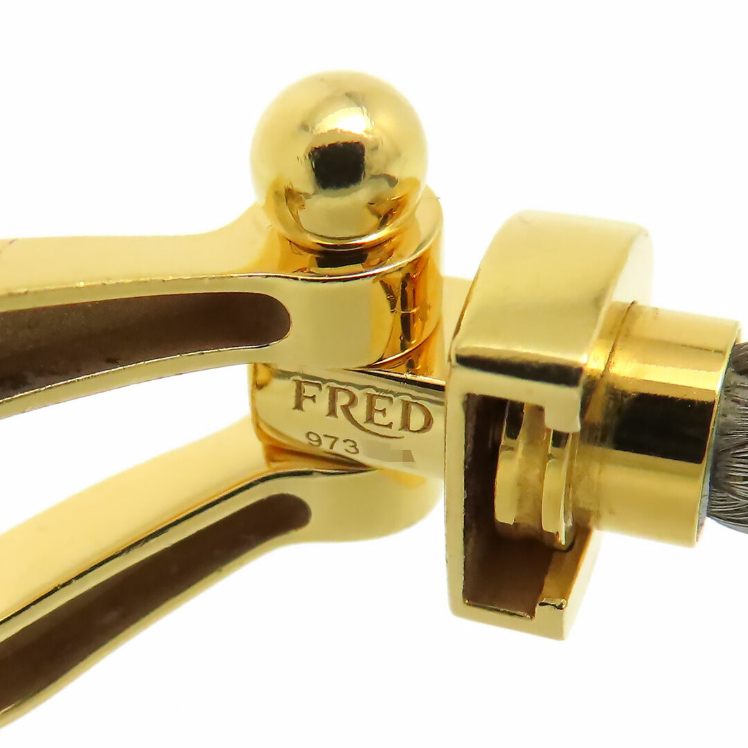 FRED(フレッド)のフレッド フォース10 ブレスレット LM #17 0B0006-6B0109 Au750 (K18YG) レディース FRED 【中古】 【ジュエリー】 レディースのアクセサリー(ブレスレット/バングル)の商品写真