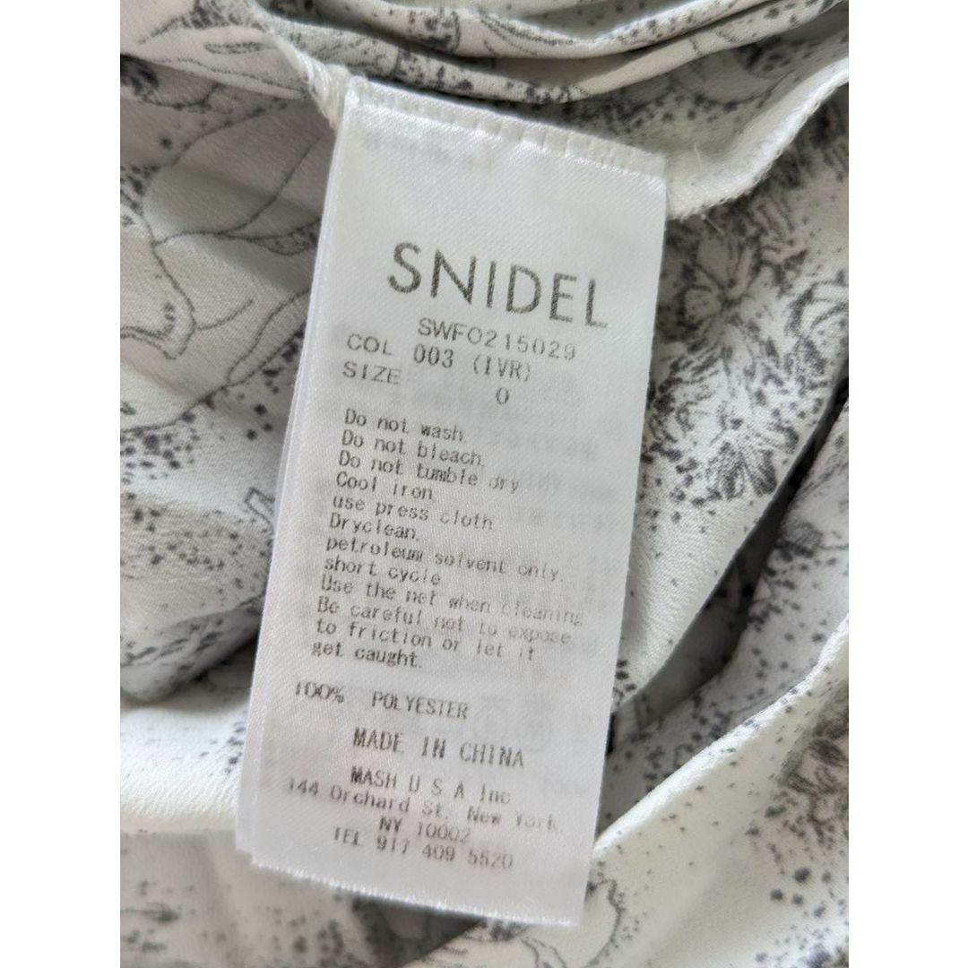 SNIDEL(スナイデル)のSNIDEL バリエプリントプリーツブラウスワンピース レディースのワンピース(ロングワンピース/マキシワンピース)の商品写真