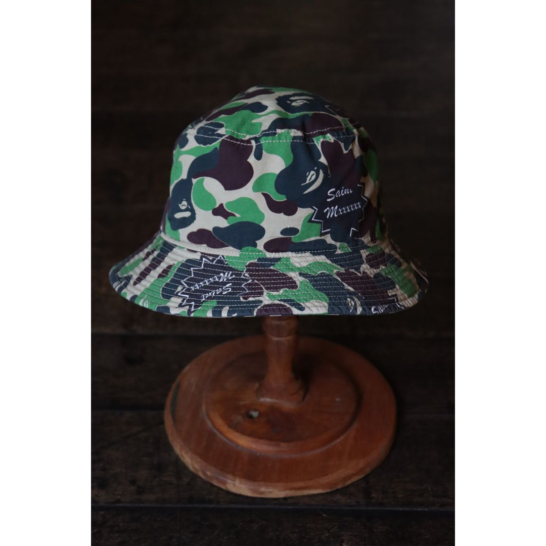 READYMADE(レディメイド)の©SAINT M×××××× 24SS BAPE BUCKET HAT CAMO メンズの帽子(ハット)の商品写真